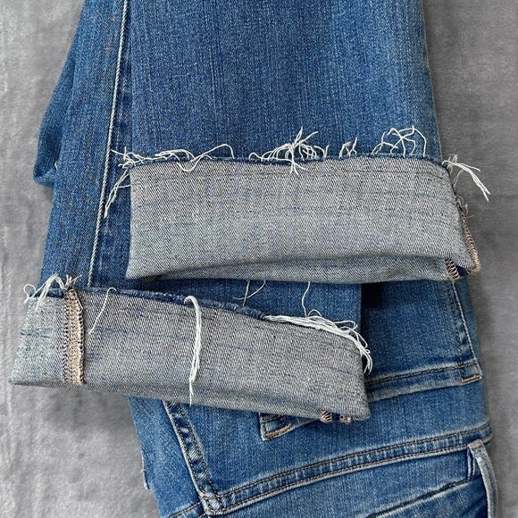 FRAME Le Crop Mini Boot Jeans Size 27 in Lake Shore - Picture 7 of 10